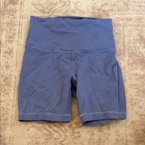 lululemon athletica Women's  Blue Bike Shorts